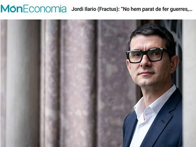 Jordi Ilario, nou CEO de Fractus: “No hem parat de fer guerres, guerres amb batalles dins”