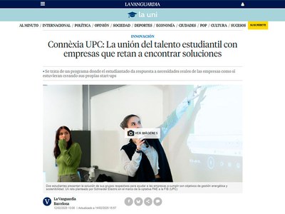 Connèxia UPC: La unió del talent estudiantil amb empreses que reten a trobar solucions