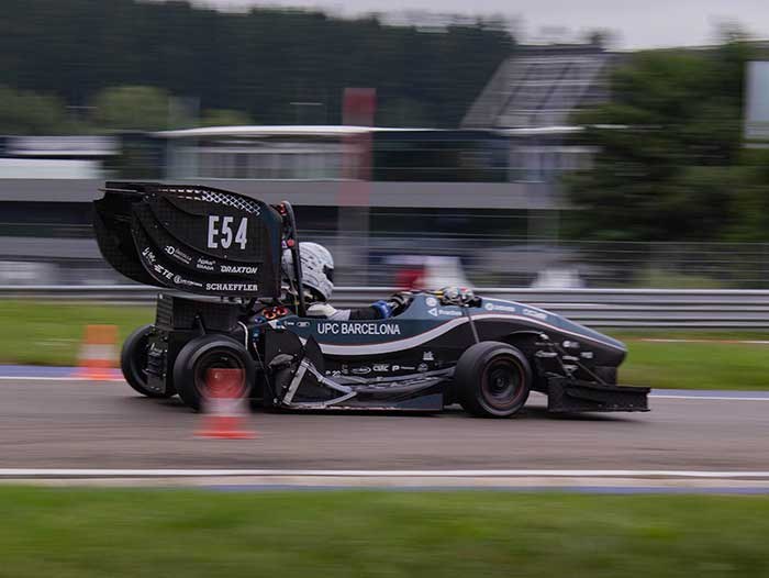 The BCN eMotorsport team overcomes the 22 kilometer test with an electric battery, for the first time on the Austrian circuit